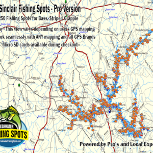 Lake-Sinclair-Fishing-Spots-map